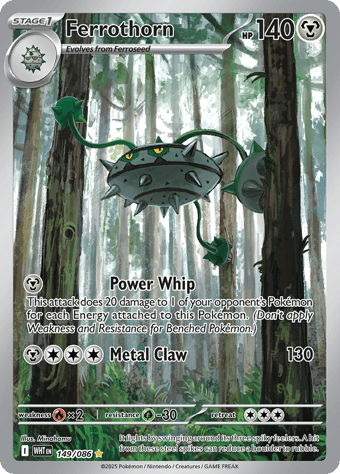 Ferrothorn White Flare Pokemon Card