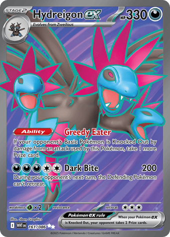 Hydreigonex White Flare Pokemon Card