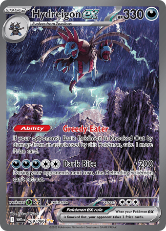 Hydreigon EX White Flare Pokemon Card