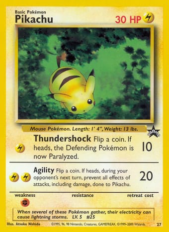 Pikachu Wizards Black Star Promos Pokemon Card