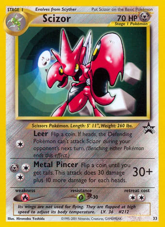 Scizor Wizards Black Star Promos Pokemon Card