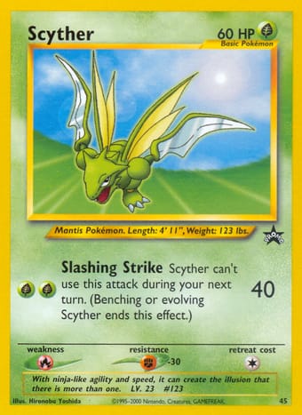 Scyther Wizards Black Star Promos Pokemon Card