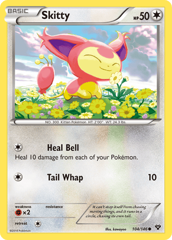 Skitty XY Pokemon Card