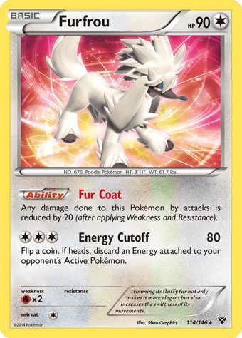 Furfrou XY Pokemon Card