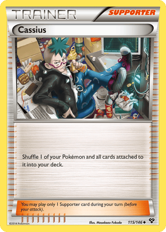 Cassius XY Pokemon Card