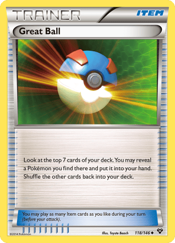 Great Ball XY Pokemon Card