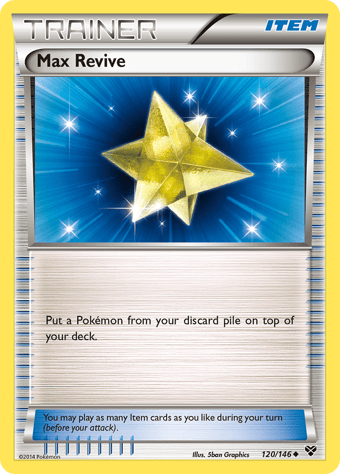 Max Revive XY Pokemon Card