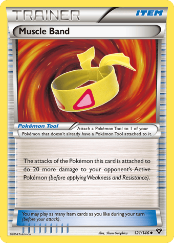Muscle Band XY Pokemon Card