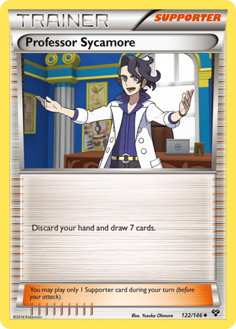 Professor Sycamore XY Pokemon Card