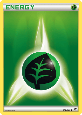 Grass Energy XY Pokemon Card
