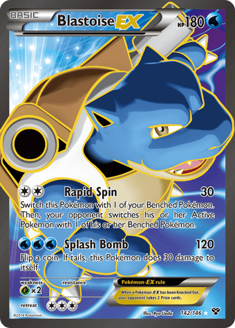 Blastoise-EX XY Pokemon Card