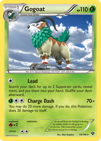 Gogoat XY Pokemon Card