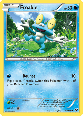 Froakie XY Pokemon Card