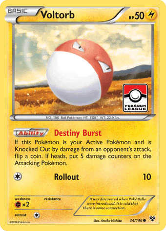 Voltorb XY Pokemon Card