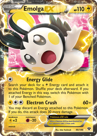 Emolga-EX XY Pokemon Card