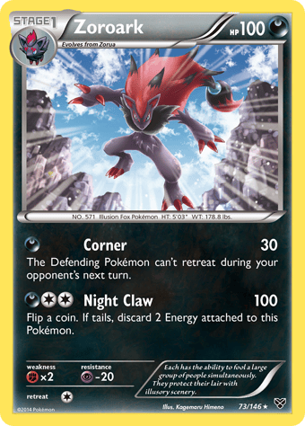 Zoroark XY Pokemon Card