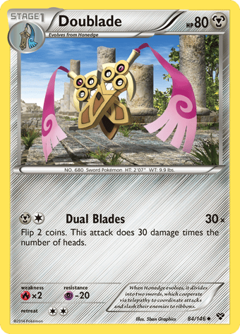 Doublade XY Pokemon Card