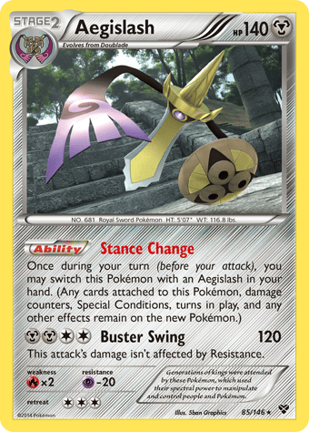 Aegislash XY Pokemon Card