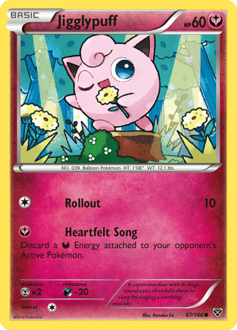 Jigglypuff XY Pokemon Card