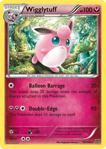 Wigglytuff XY Pokemon Card