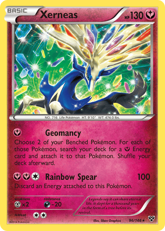 Xerneas XY Pokemon Card