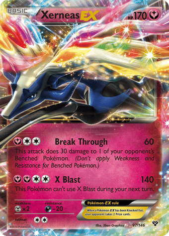 Xerneas-EX XY Pokemon Card