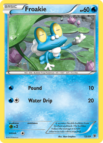 Froakie Kalos Starter Set Pokemon Card