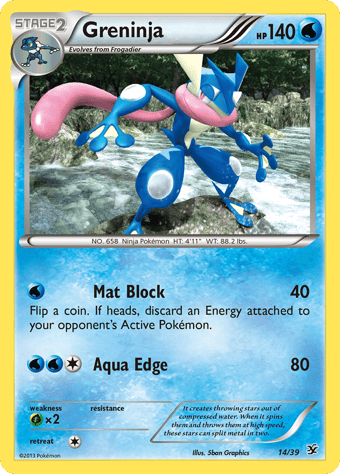 Greninja Kalos Starter Set Pokemon Card
