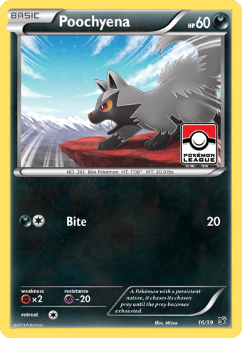 Poochyena Kalos Starter Set Pokemon Card