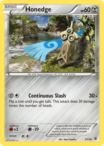 Honedge Kalos Starter Set Pokemon Card