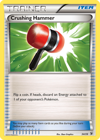Crushing Hammer Kalos Starter Set Pokemon Card
