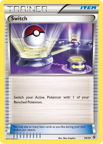 Switch Kalos Starter Set Pokemon Card