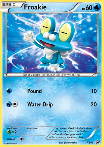 Froakie XY Black Star Promos Pokemon Card
