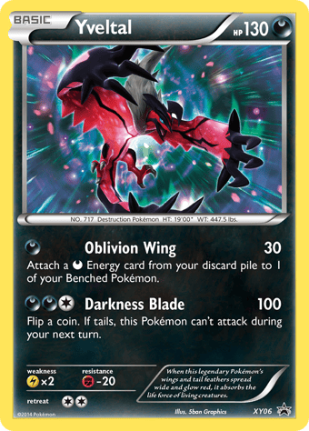 Yveltal XY Black Star Promos Pokemon Card