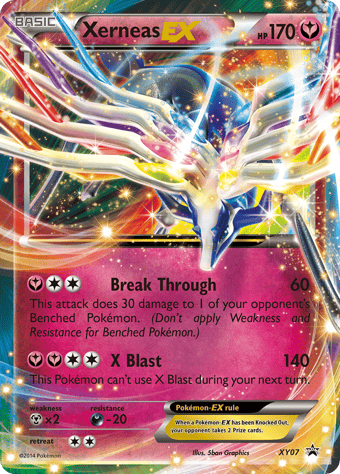 Xerneas-EX XY Black Star Promos Pokemon Card