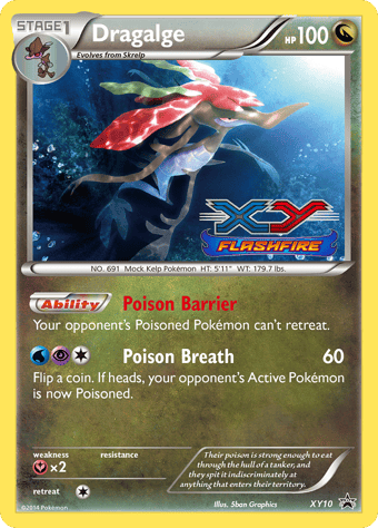 Dragalge XY Black Star Promos Pokemon Card