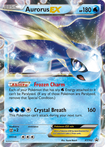 Aurorus-EX XY Black Star Promos Pokemon Card