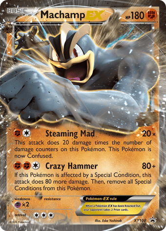 Machamp-EX XY Black Star Promos Pokemon Card