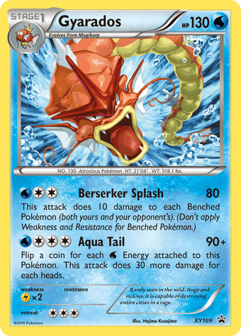 Gyarados XY Black Star Promos Pokemon Card