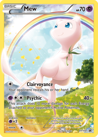 Mew XY Black Star Promos Pokemon Card