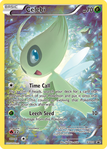 Celebi XY Black Star Promos Pokemon Card