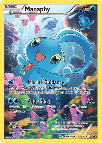 Manaphy XY Black Star Promos Pokemon Card