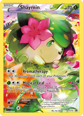Shaymin XY Black Star Promos Pokemon Card
