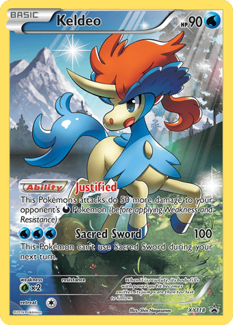 Keldeo XY Black Star Promos Pokemon Card
