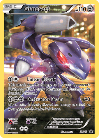 Genesect XY Black Star Promos Pokemon Card