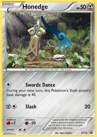 Honedge XY Black Star Promos Pokemon Card