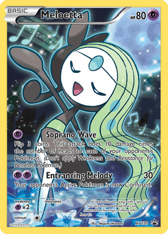 Meloetta XY Black Star Promos Pokemon Card
