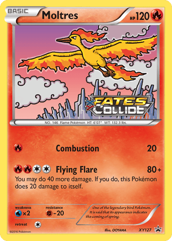 Moltres XY Black Star Promos Pokemon Card