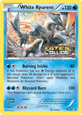 White Kyurem XY Black Star Promos Pokemon Card