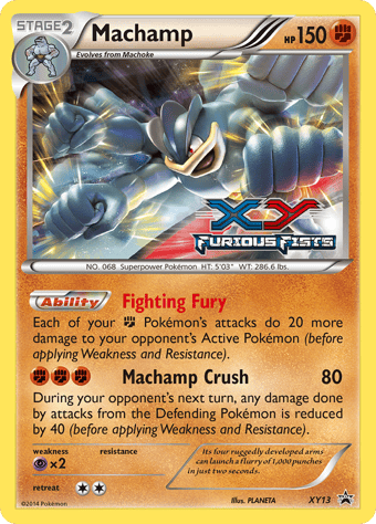 Machamp XY Black Star Promos Pokemon Card